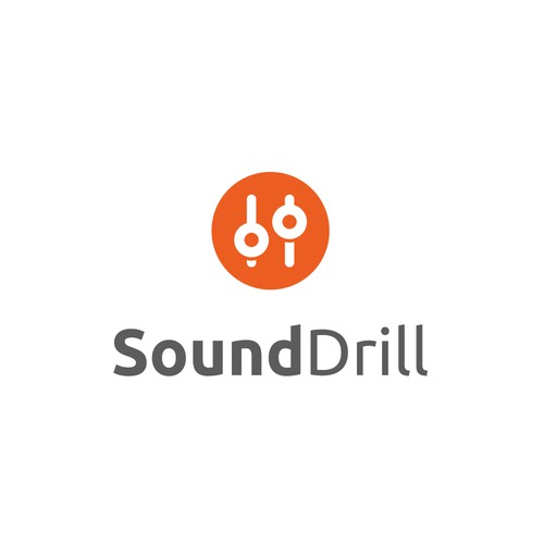Bold logo design for SoundDrill