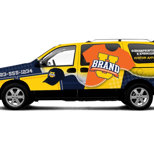 SUV wrap design