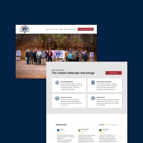 Citizen-Defender — Squarespace Website & Local SEO Optimization