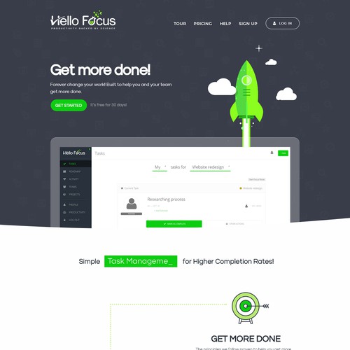 landing page design [ awarded contest ]