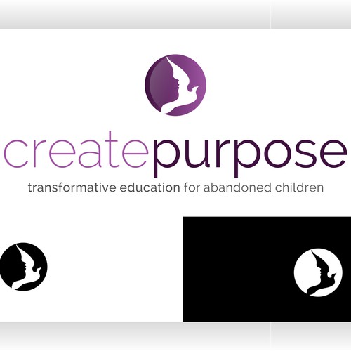 Beautiful logo to represent HOPE for abandoned children in orphanages