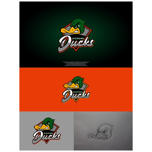In contest DiamondDucks Baseball needs a fierce, powerful logo