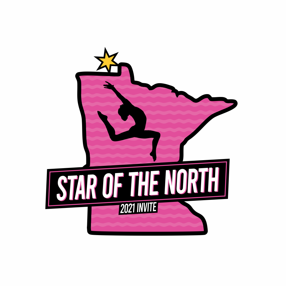 Help us create a new logo for our youth gymnastics meet, "Star of the North Invite"