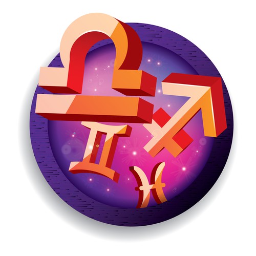 horoscope or zodiac icon for application