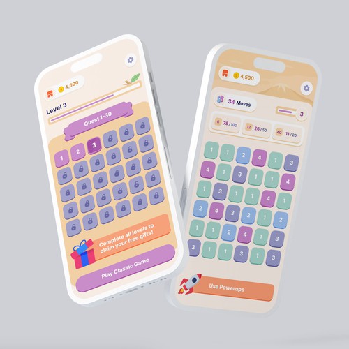 Numbers game app