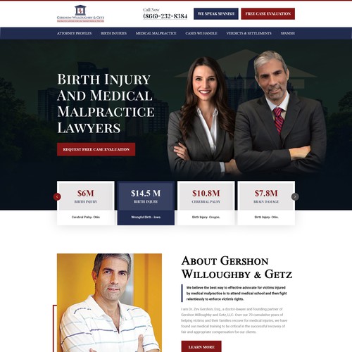 Gershon Malpractice Web Design