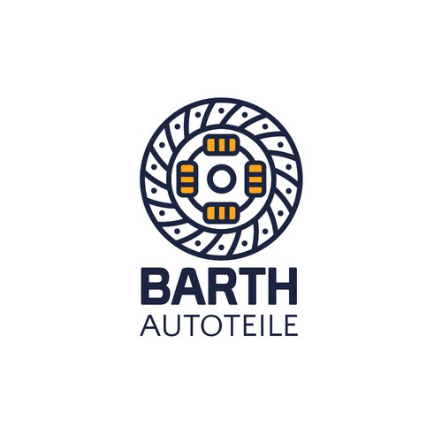 Logo concept for a business that sells car engine parts.