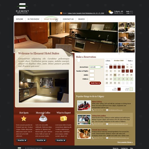Maat - Homepage and Subpage Design