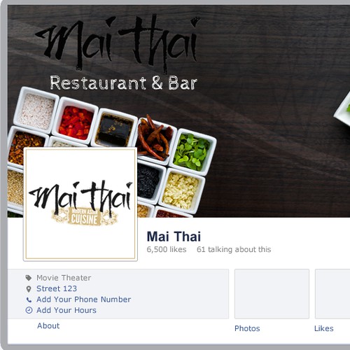 Thai Restaurant and Bar Fecebook Cover