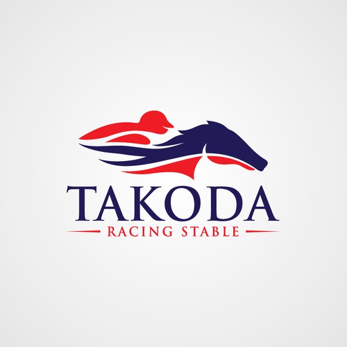 Racing Horse Equestrian Logo