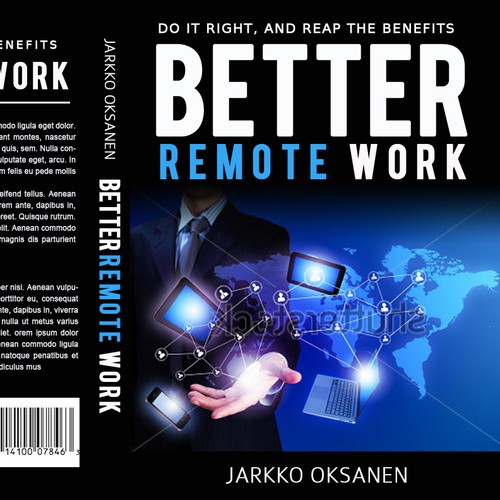 Book cover for a business book - Better Remote Work