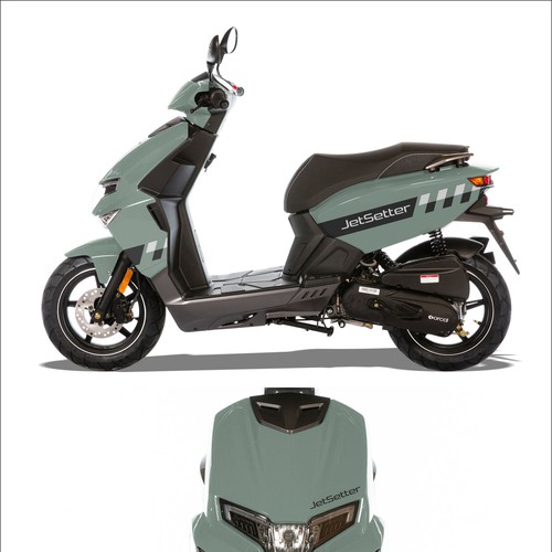 JetSetter motorbike decal wrap