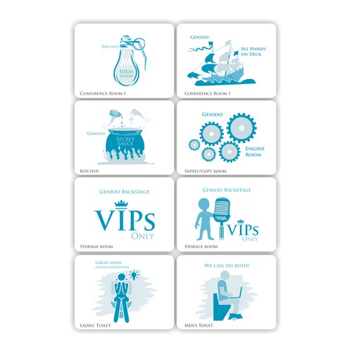 Office Door decoration and signalization