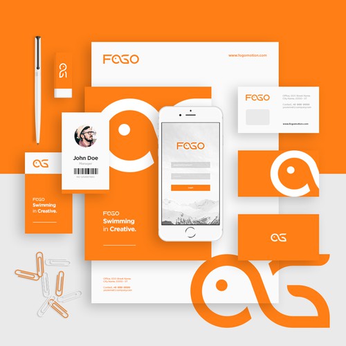 Hidden Fish Logo + Brand Identity Pack