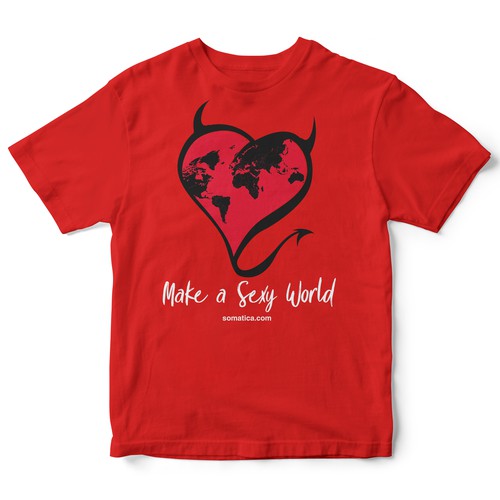 Tee design for somatica.com