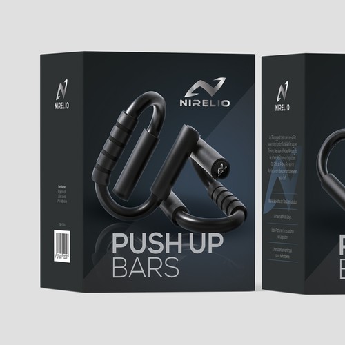 NIRELIO Push Up Bars - Box Packaging