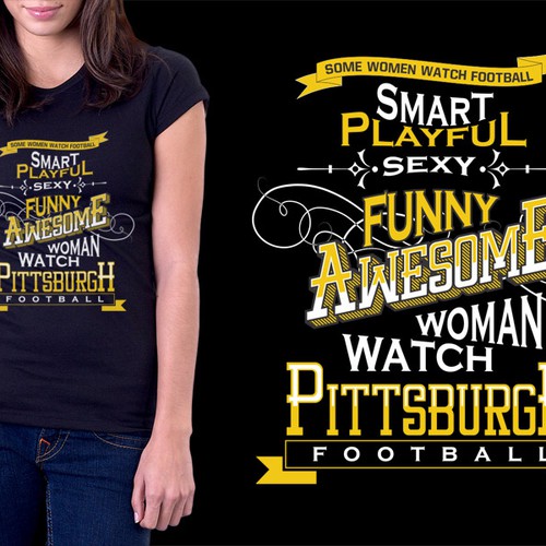 Text-based shirt design.