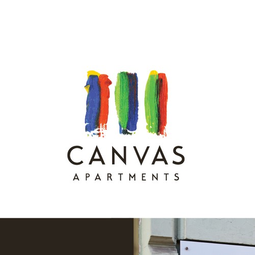 Colorful logo for apartment