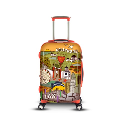 Travel Bag Drawing