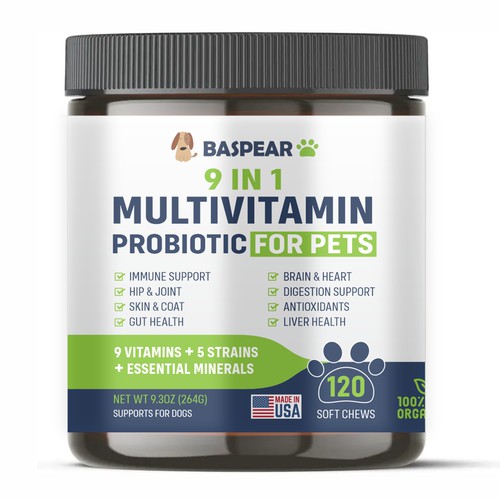 [Bottle Lable] Pets health food / nutritional supplements