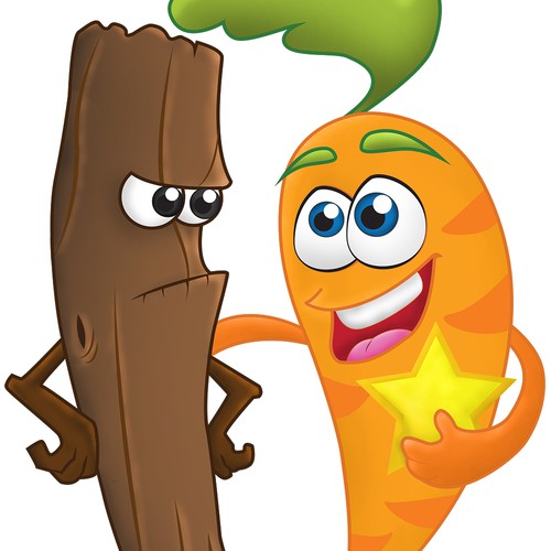 Characters for 'Carrot' and 'Stick'