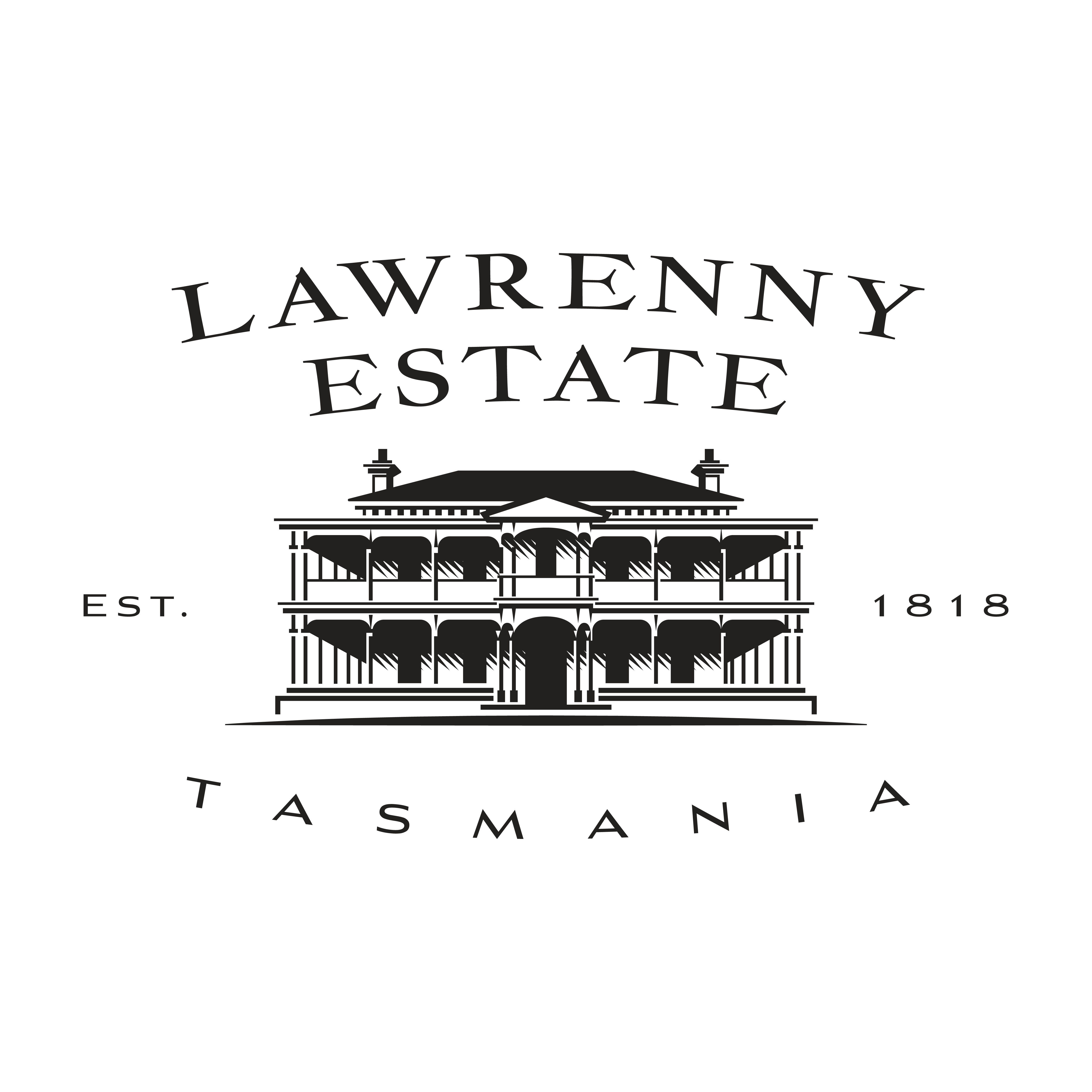 create a logo for Lawrenny Estate Premium produce company  Tasmania