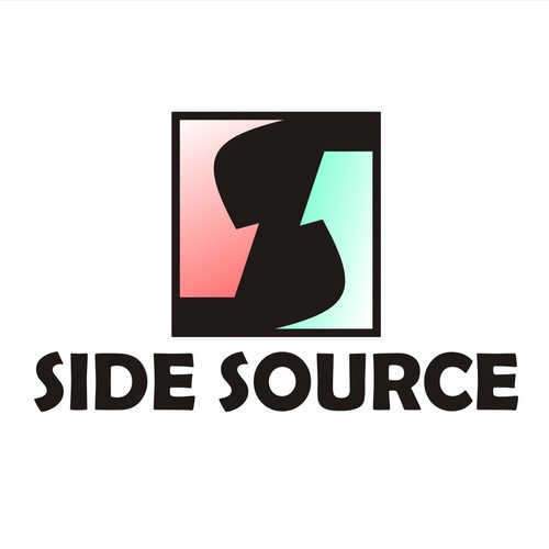 Custom, clean and simple logo for Side Source