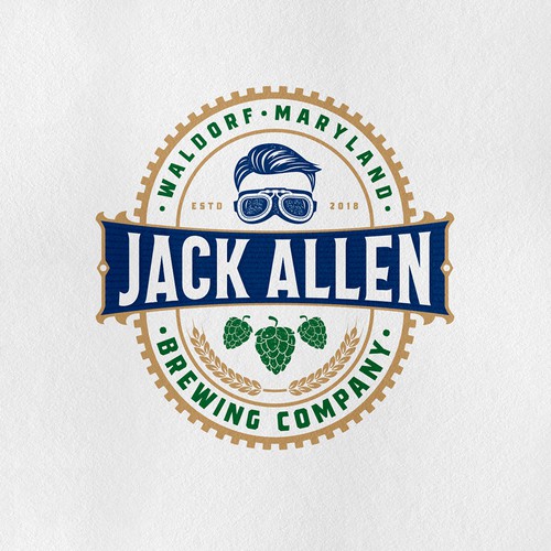Bold logo concept for a brewery