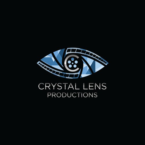 Design a video production logo for Crystal Lens Productions