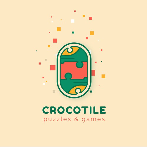 Logo & branding for Crocotile - wooden jigsaw puzzles