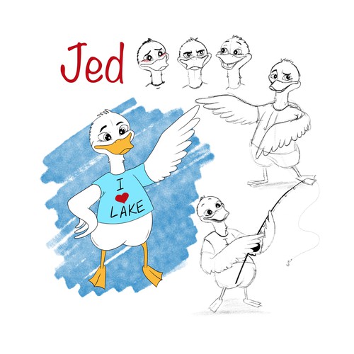 Character design Jed
