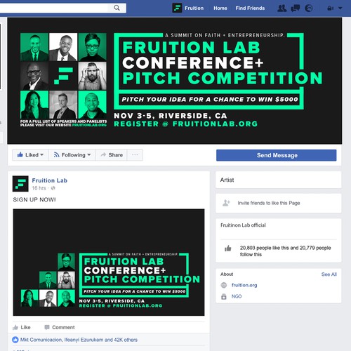 Fruition Lab Facebook Page