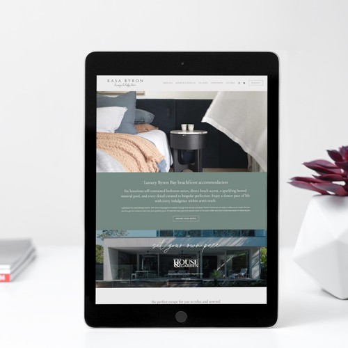 Kasa Byron - website for holiday house