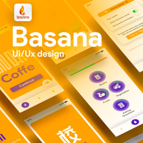 Basana App design