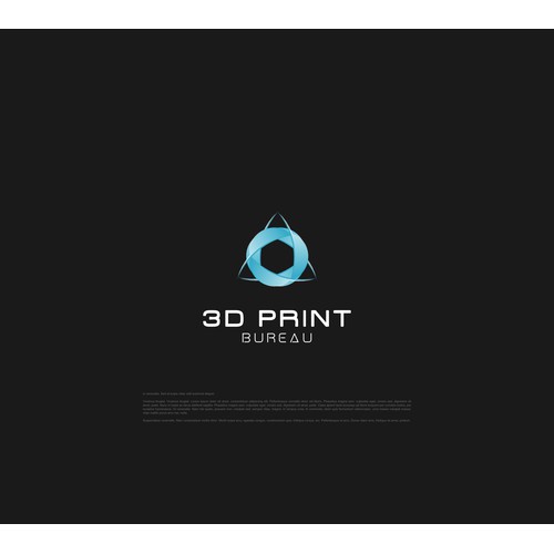 New High Tech 3D Print Bureau Needing Ultimate Logo