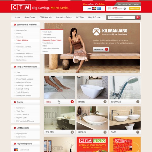 New website design