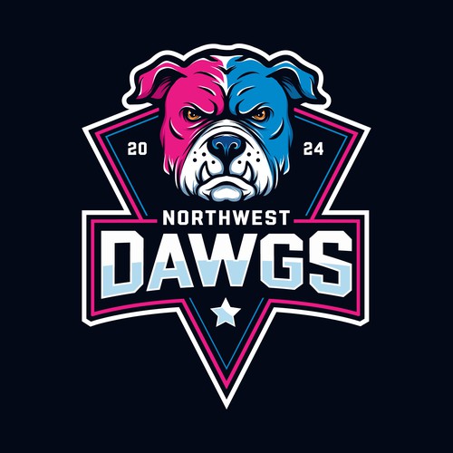 AAU basketball team logo
