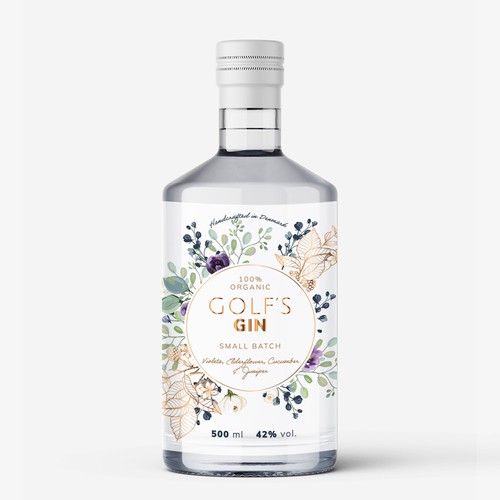 Handcrafted Gin Label