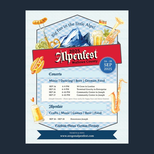 Poster Design for a Swiss German Festival