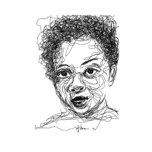 children in scribble art