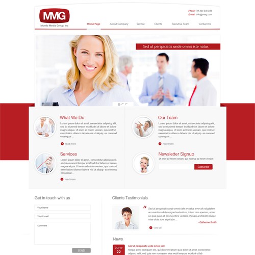 Help Mundo Media Group, Inc with a new website design