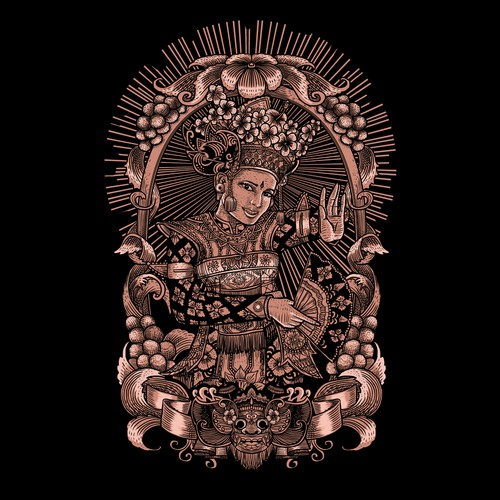 ASIAN INSPIRED VINTAGE T SHIRT GRAPHICS