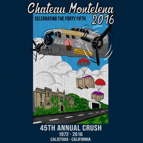 An illustration for chateau montelena airshow 2016
