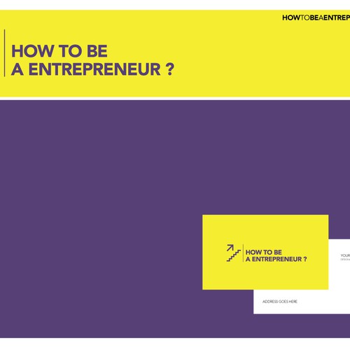 how to be a entrepreneur ?