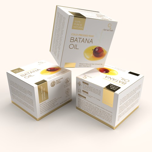 Skin Care & Hair Growth Oil Box Packaging