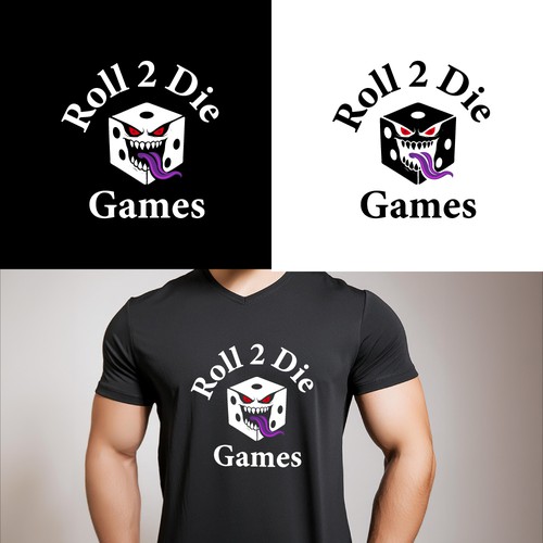 Roll2Die Games Logo Design