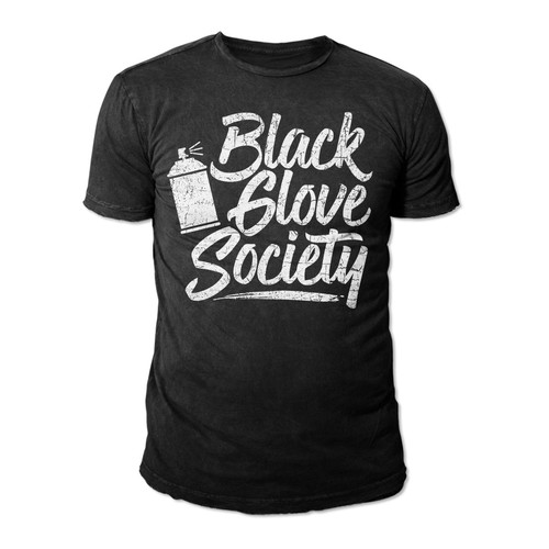 Black Glove Word Mark branding/ Streetwear/ Tshirt design