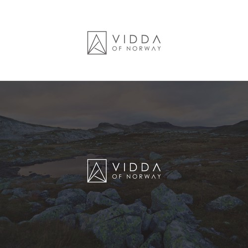 modern logo for Vidda of Norway