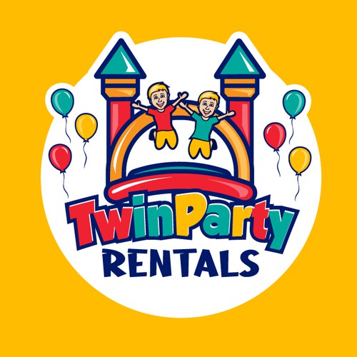 Playful Logo for a party rental company