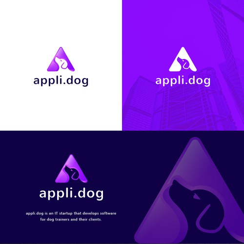 Clean and minimalist design for appli.dog